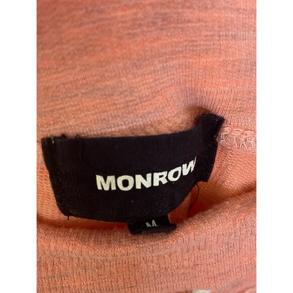 Monrow Supersoft Vintage Sweatpants Drawstring Waist French Terry Oversized M - Picture 3 of 8